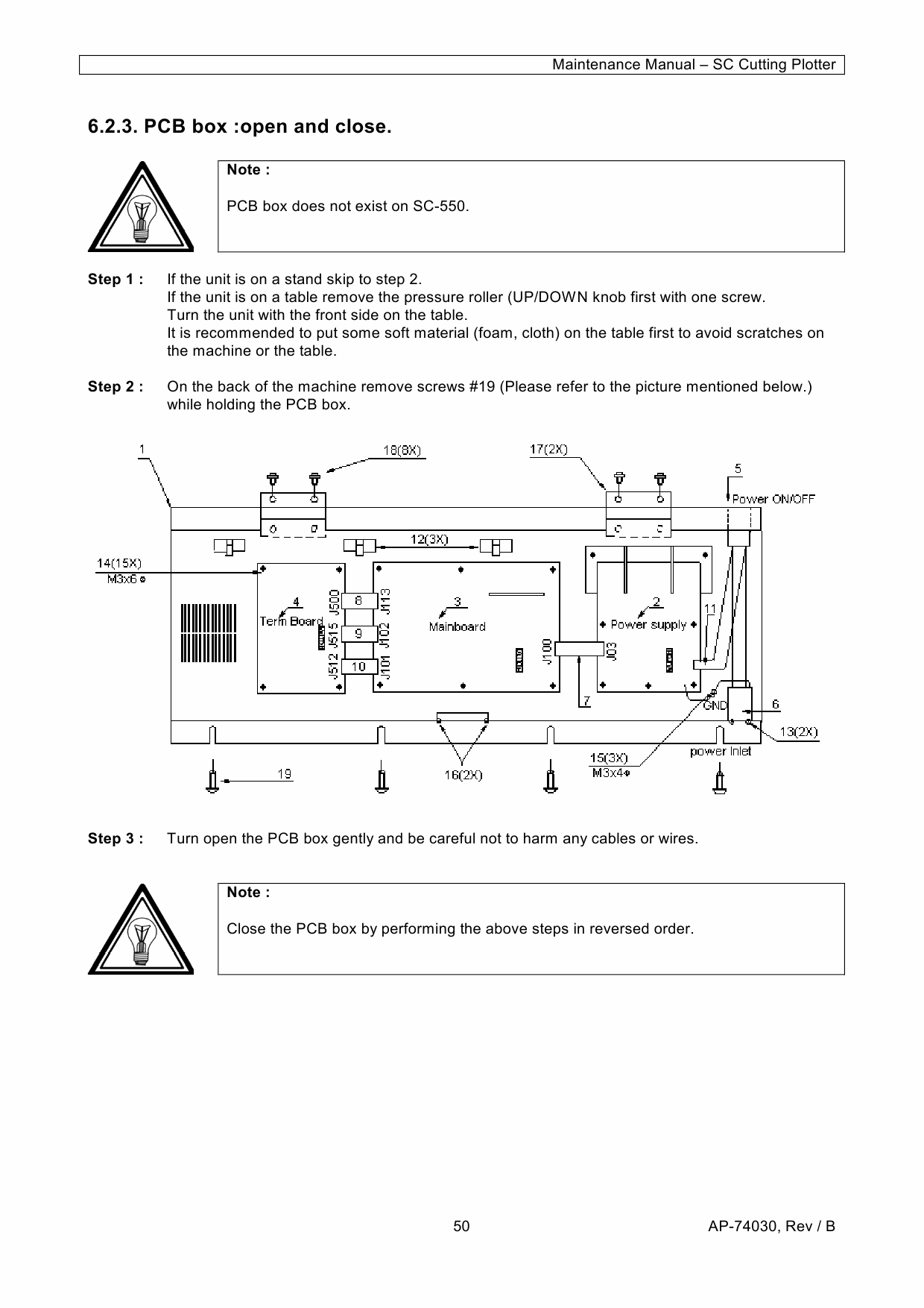 MUTOH SC 550 650 750 1000 1300 MAINTENANCE Service and Parts Manual-4